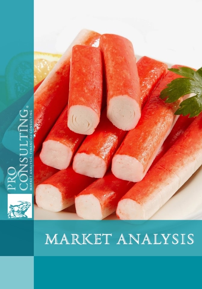 Market research of crab sticks in Ukraine. 2009